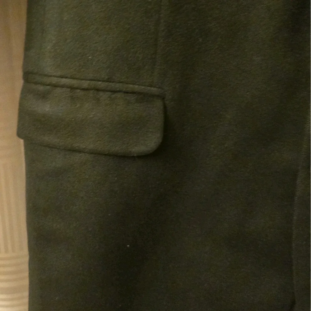 S&K Famous Brands Italian Cashmere‎ Black Sport Coat Jacket 42 Short